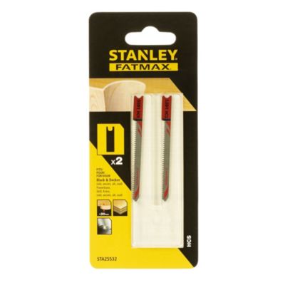 Stanley 2 lames HCS coupe courbe attache U 200 x 75mm STA25532 XJ - vue 3