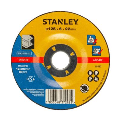 Stanley Disque aggloméré à ébarber le métal 125x22x6 STA32055 QZ - vue 3