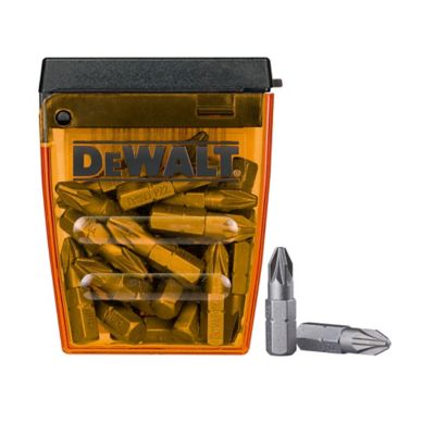 Coffret embouts de vissage PZ2 25 mm DeWalt Extreme, 25 pièces