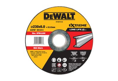Disque abrasif métallique DeWalt High Performance centre déporté DT43919 QZ - vue 2