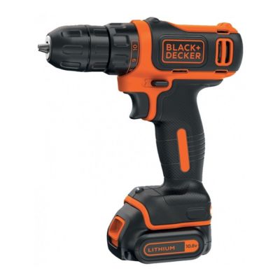 Perceuse visseuse sans fil & Decker BDCD12 QW 10 mm 10.8 V 1 batterie fournie