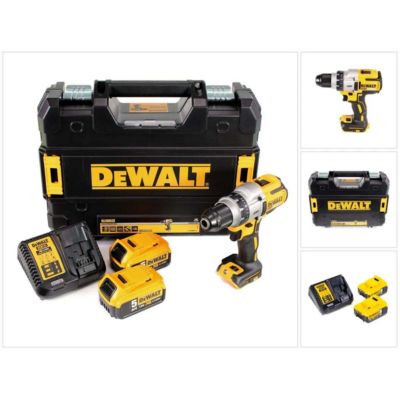 DeWALT DCD991P2 Perceuse Visseuse à Percussion 3 Vitesses 18V 5Ah Coffret - vue 2