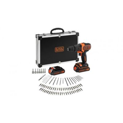 Perceuse visseuse à  percussion sans fil Black & Decker BDCHD18BAFC 18V - 1 5Ah