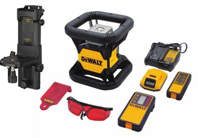 Déstockage DeWalt Niveau laser rotatif 18V double pente extérieur DCE079D1R - vue 7