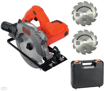 Scie circulaire Black+Decker CS1250LKA 66 mm + 2 lames