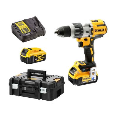 Perceuse visseuse à percussion XR 18V + 2 batteries 5Ah + chargeur DEWALT DCD997P2B QW - vue 5