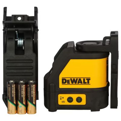 Niveau laser croix autonivelant DEWALT DW088CG-XJ, faisceaux verts, portée 30 m