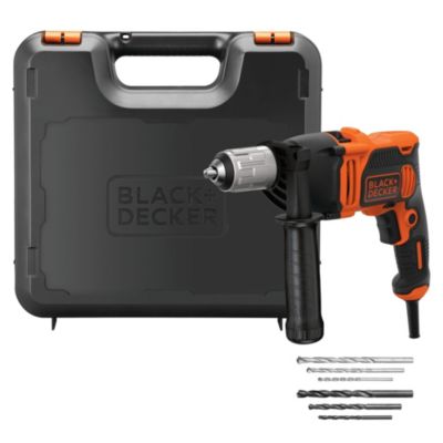 Perceuse À Percussion Black & Decker BEH850K – 850W, 2 Vitesses - vue 2