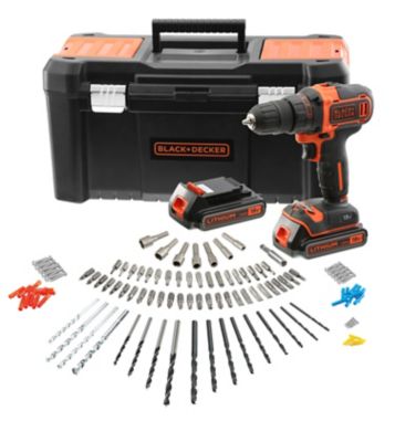 Perceuse visseuse sans fil Black & Decker BCK186D2KA-QW 18V-2x2Ah