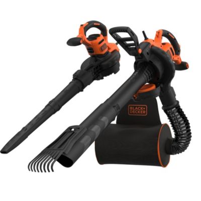 Aspirateur souffleur broyeur filaire 3000 W - 864 m³/h - ratio 16:1 - avec sac de 72 L - Black+Decker BEBLV301-QS