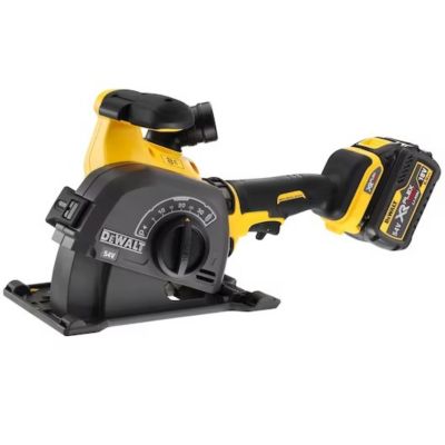 DeWalt Rainureuse à béton XR Flexvolt 54V 2x2Ah Li Ion Brushless 125 mm avec coffret TSTAK - vue 8
