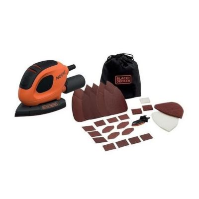 Ponceuse Delta BLACK + DECKER Mouse - 55W - Filaire - 14000 tours/min - 80 cm2