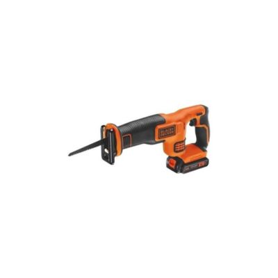 BLACK+DECKER BDCR18E1-QW - Scie sabre 18V sans fil - Lame 15 cm Noir - vue 3