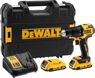 Perceuse Visseuse À Percussion Sans Fil Dewalt DCD709D2T – 18V Li-Ion, 2 Vitesses, Moteur Brushless - vue 3