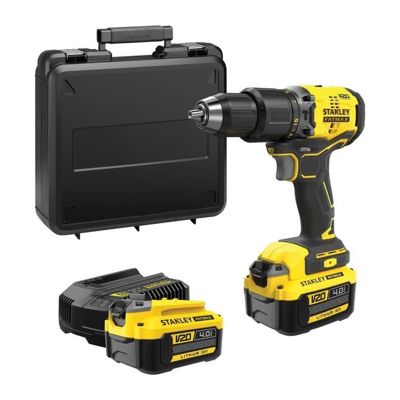 Perceuse Visseuse À Percussion STANLEY FATMAX SFMCD715M2K-QW – Brushless 60 Nm, 18V, 2 Batteries 4Ah