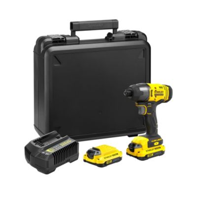 STANLEY FATMAX V20 Visseuse à Impacts 165Nm - Lithium 18V - 2 Batteries 1,5Ah - SFMCF800C2K-QW Blanc - vue 2
