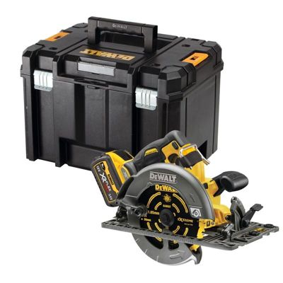 Scie circulaire 2.0 XR FLEXVOLT 54V 2Ah Li Ion Brushless compatible rail de guidage DEWALT 190mm sans batterie ni chargeur coffret TSTAK DCS579NT XJ - vue 3