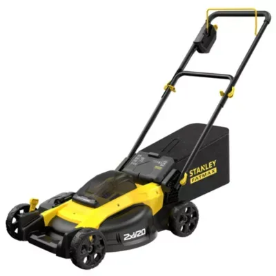 Tondeuse sans fil avec batterie 18 V - largeur de coupe 51 cm - hauteur de coupe 25 à  57 mm - bac 40 L - Stanley FatMax SFMCMW2651M-QW
