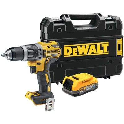 Perceuse visseuse à percussion sans fil DeWalt DCD 796 18 V Brushless Batterie Powerstack 1 7 Ah