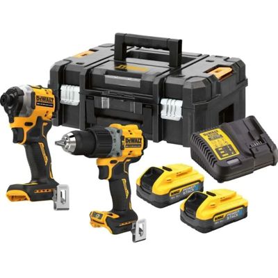 Kit 2 outils XR 18V DEWALT DCK2050H2T-QW - Perceuse DCD805 + Visseuse DCF850, 2x batteries POWERSTACK 5Ah