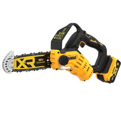 Tronçonneuse élagueuse DEWALT XR 18 V Brushless DCMPS520P1-QW, 1 batterie 5 Ah, chargeur et accessoires