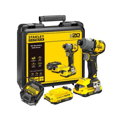 Visseuse à impact sans fil 18V STANLEY FATMAX V20 SFMCF830D2K QW Brushless 230Nm 2 batteries 2 Ah + chargeur - vue 2