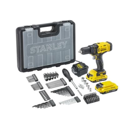 Perceuse Visseuse STANLEY FATMAX SFMCW223B-XJ – 18V, 2 Batteries 2Ah, 100 Accessoires - vue 3
