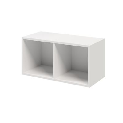 Caisson blanc GoodHome Atomia H. 37,5 x L. 75 x P. 35 cm