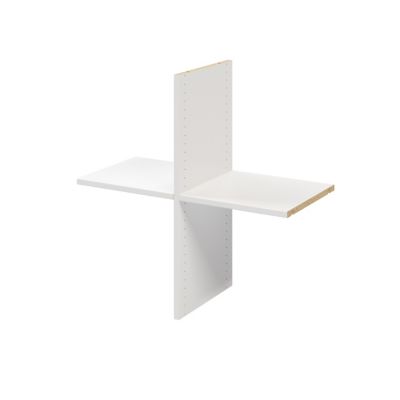 Croisillon pour étagère blanc GoodHome Atomia H. 71,4 x L. 71,4 x P. 33,2 cm