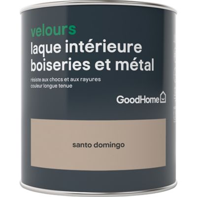 Laque boiseries et métal GoodHome St Domingo Velours 0,75L