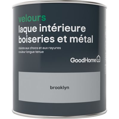 Laque boiseries et métal GoodHome Brooklyn Velours 0,75L