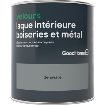 Laque boiseries et métal GoodHome Delaware Velours 0,75L