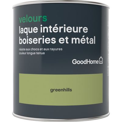 Laque boiseries et métal GoodHome Greenhills Velours 0,75L
