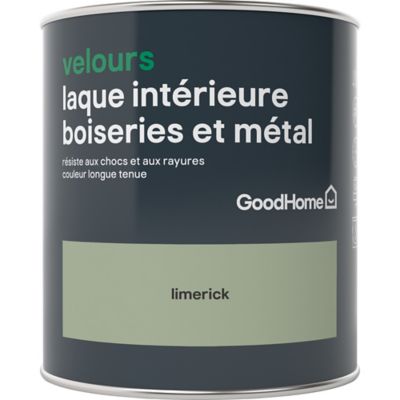 Laque boiseries et métal GoodHome Limerick Velours 0,75L