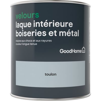 Laque boiseries et métal GoodHome Toulon Velours 0,75L