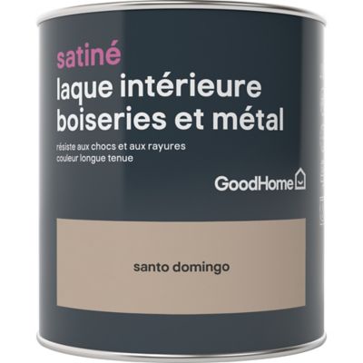 Laque boiseries et métal GoodHome St Domingo Satin 0,75L