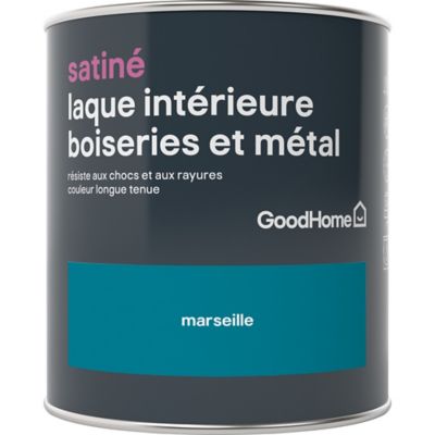 Laque boiseries et métal GoodHome Marseille Satin 0,75L