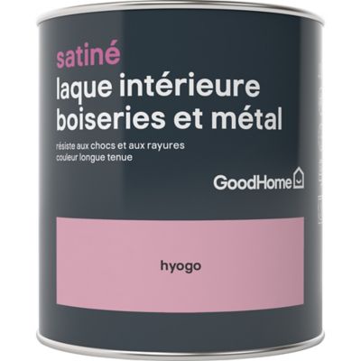 Laque boiseries et métal GoodHome Hyogo Satin 0,75L