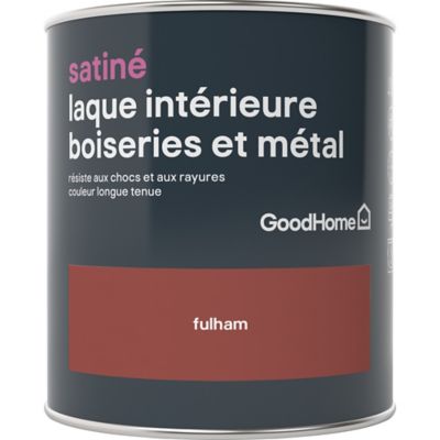 Laque boiseries et métal GoodHome Fulham Satin 0,75L