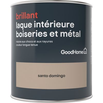 Laque boiseries et métal GoodHome St Domingo Brillant 0,75L