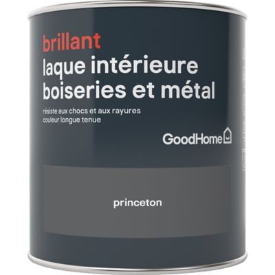 Laque boiseries et métal GoodHome Princeton Brillant 0,75L