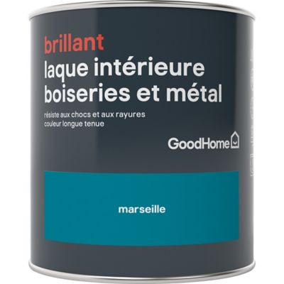 Laque boiseries et métal GoodHome Marseille Brillant 0,75L