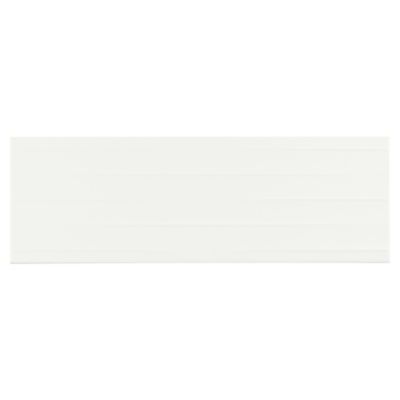 Carrelage mural blanc 20x60cm Plain GoodHome