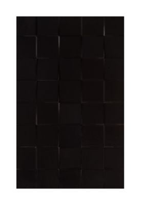Carrelage mural noir 25x40cm Alexandrina décor 3D