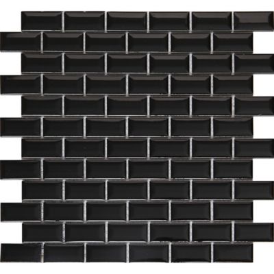 GoodHome - Mosaïque noir 30x30cm Trentie GoodHome