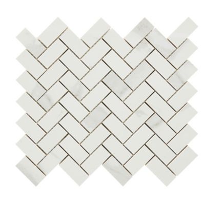 GoodHome - Mosaïque blanc 30x30cm Ultimate marble