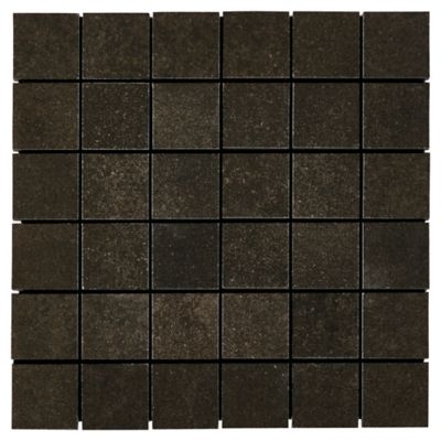 GoodHome - Mosaïque anthracite 30x30cm Kontainer