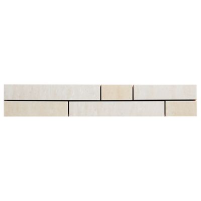 GoodHome - Listel beige 5x30cm Soft travertin GoodHome