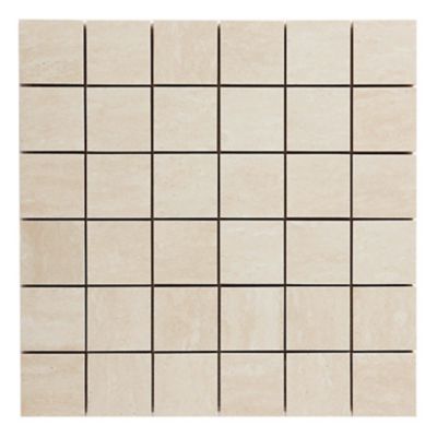 GoodHome - Mosaïque beige 30x30cm Soft travertin