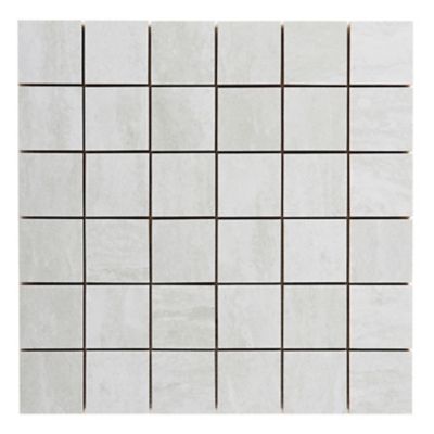 GoodHome - Mosaïque gris 30x30cm Soft travertin